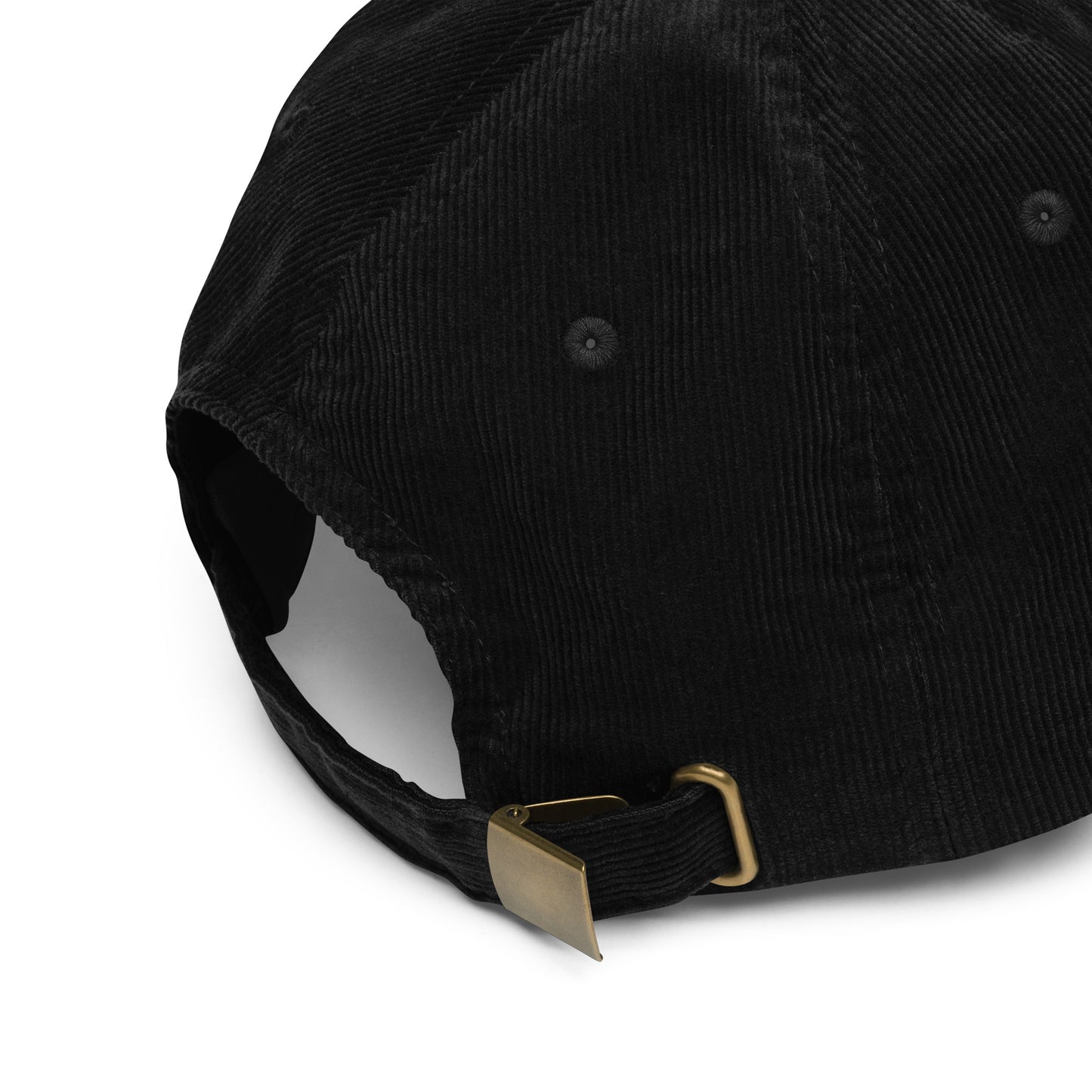 Embroidered - Two Pugs - Vintage corduroy cap