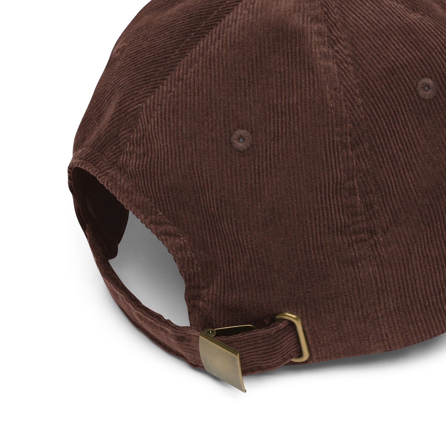 Embroidered - Two Pugs - Vintage corduroy cap