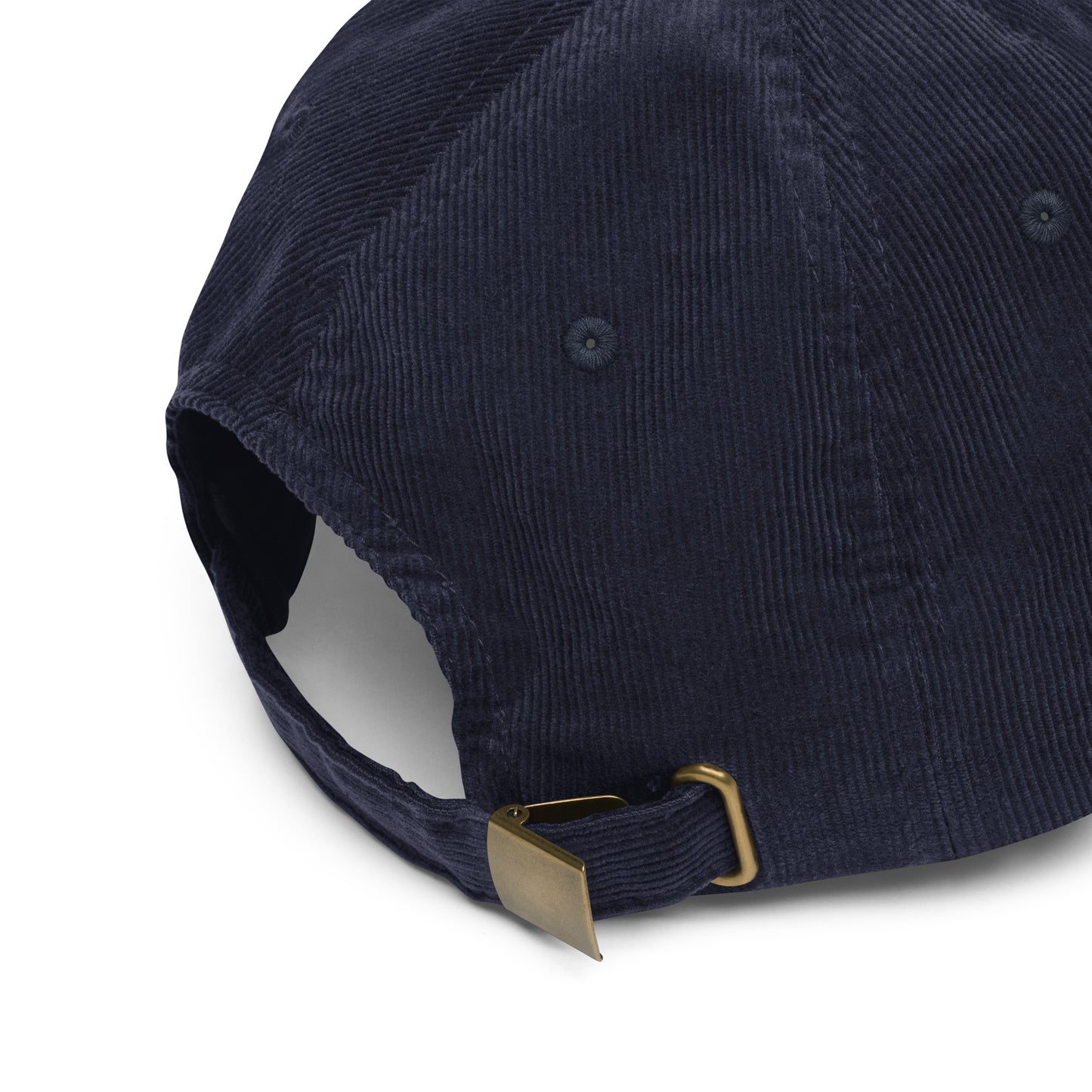 Embroidered - Two Pugs - Vintage corduroy cap